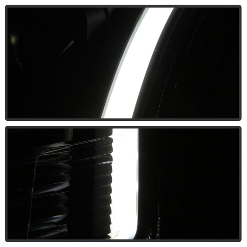 xTune 9042119 06-09 fits Ford Fusion Light Bar DRL Projector Headlights - Black