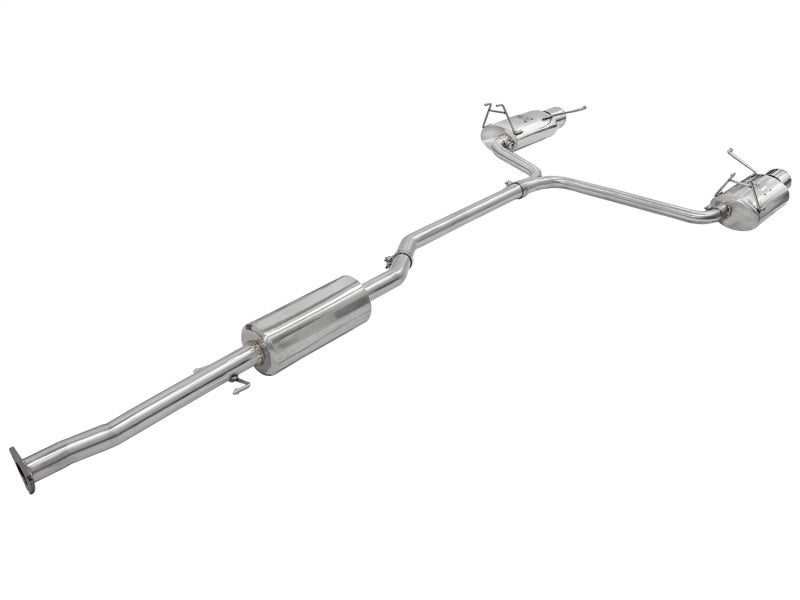 AFE 49-36612  Exhaust 2.25in to 2in Dia 304SS Cat-Back w/Polished Tips 08-12 fi