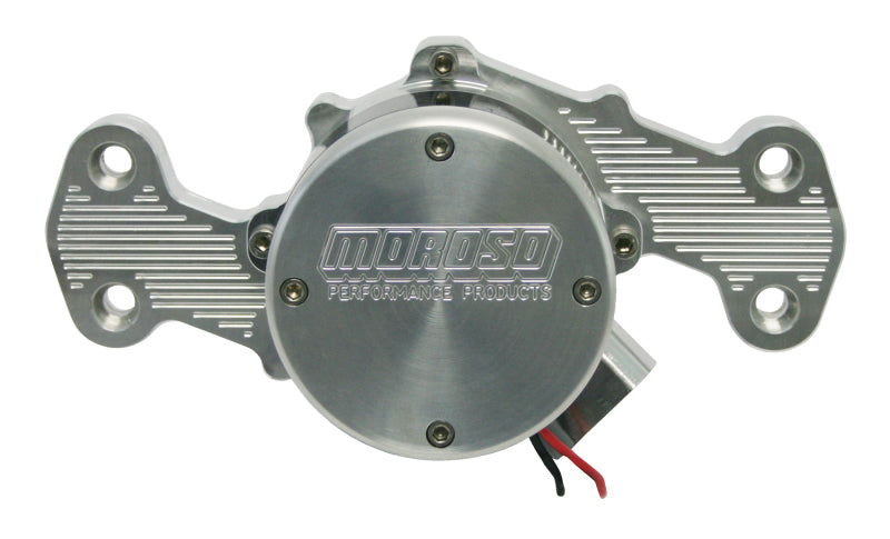 Moroso 63557 fits Chevrolet Small Block Electric Water Pump - Billet Aluminum