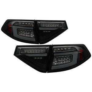 Spyder 5086747 Subara fits Impreza WRX Hatchback LED Tail Lights Seq Signal Blk