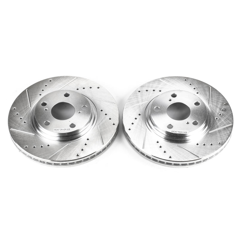 PowerStop fits Lexus ES300 Front Evolution Drilled & Slotted Rotors - Pair