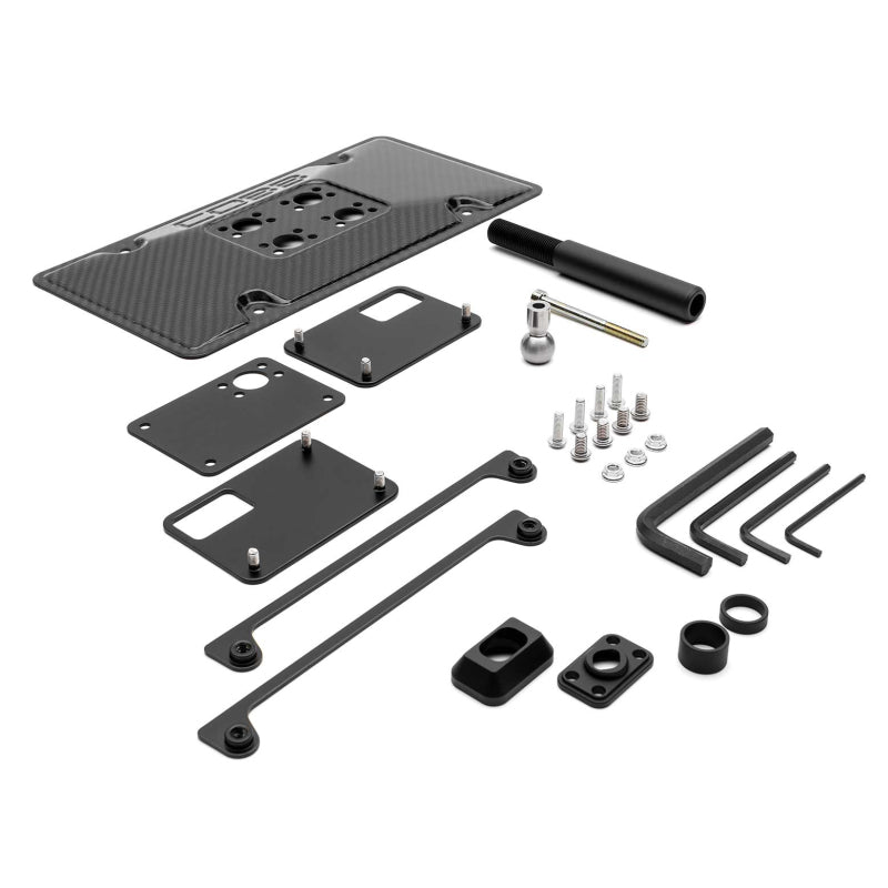 COBB 861660 15-21 fits Subaru WRX/13-25 BRZ/17-24 Toyota 86 Redline Carbon Fiber License Plate Relocation Mount