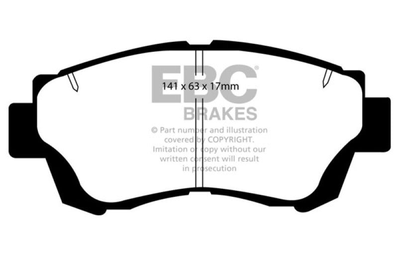 EBC DP2874 fits Lexus 92-96 ES300 3.0 Greenstuff Front Brake Pads
