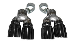 CORSA Performance 14479BLK Corsa 2016-2019 fits Cadillac ATS 3.6T 4in Inlet / 4in Outlet Twin Black Tip Kit (For Corsa Exhaust Only)