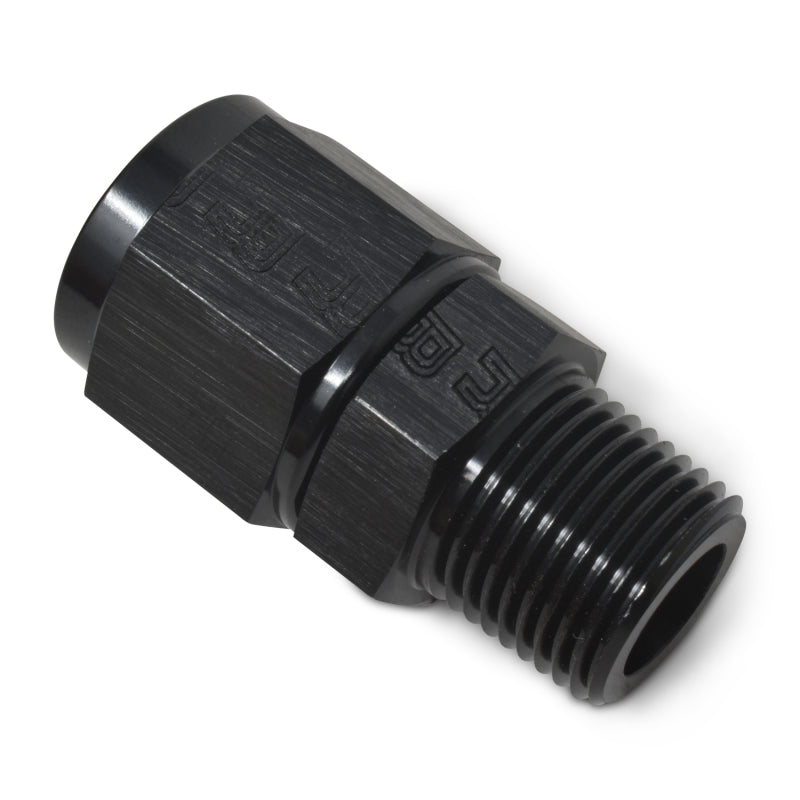 Russell 614225 Performance Straight AN Female to Male NPT (Black)