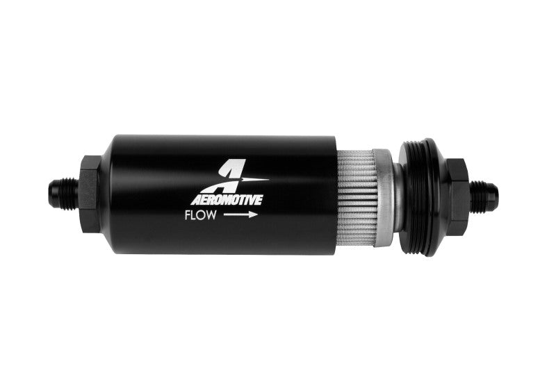 Aeromotive 12349 In-Line Filter - (AN-06 Male) 100 Micron Stainless Steel Element