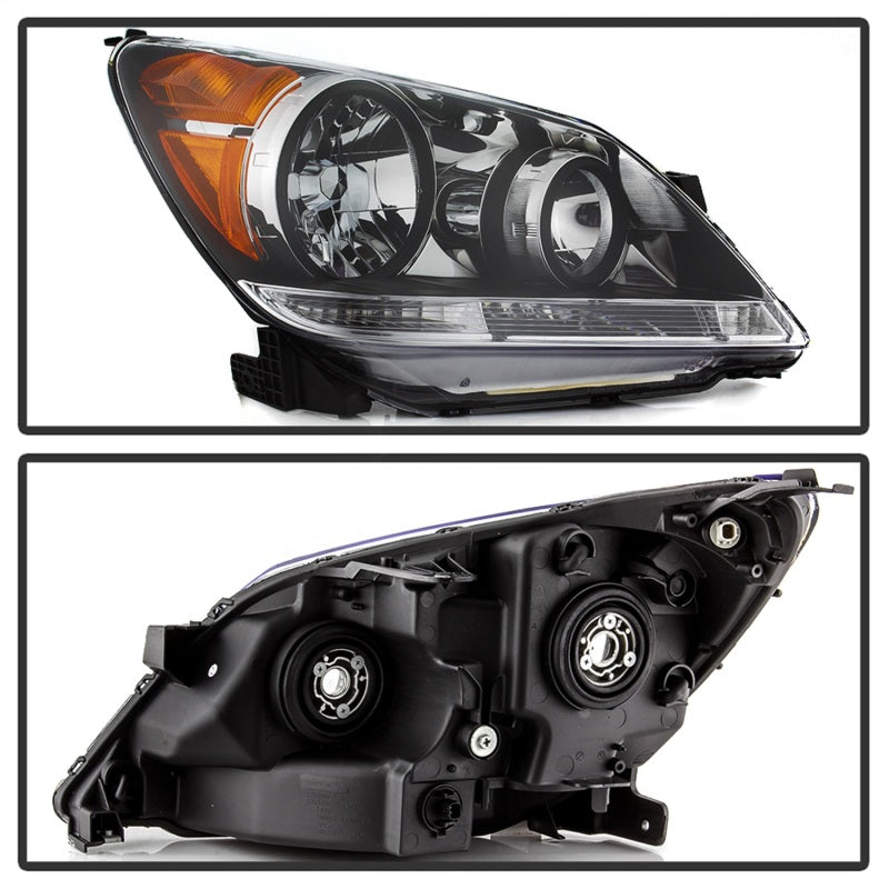 xTune 9042737 08-10 fits Honda Odyssey OEM Style Headlights - Black (HD-JH-HODY