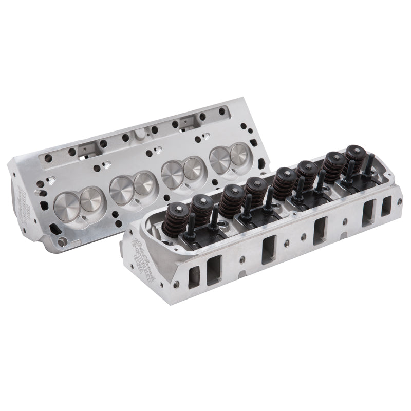 Edelbrock 5023 Cylinder Heads E-Street Sb-fits Ford w/ 1 90In Intake Valves Complete Packaged In Pairs