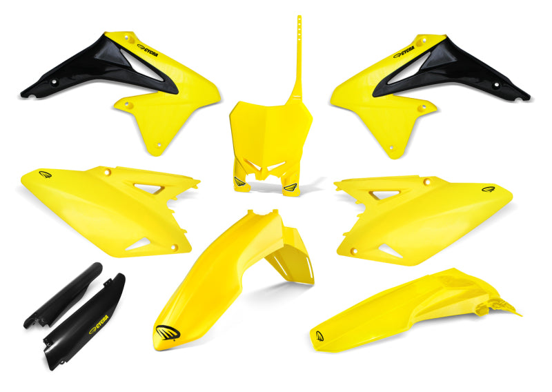 Cycra 1CYC-9322-55 08-17 fits Suzuki RMZ 250-450 Powerflow Body Kit - Yellow