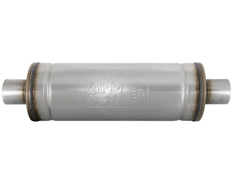 AFE 49M00021 orce-Xp 409 SS Muffler 2.5in Center/Center 18in L x 6in Dia - Roun