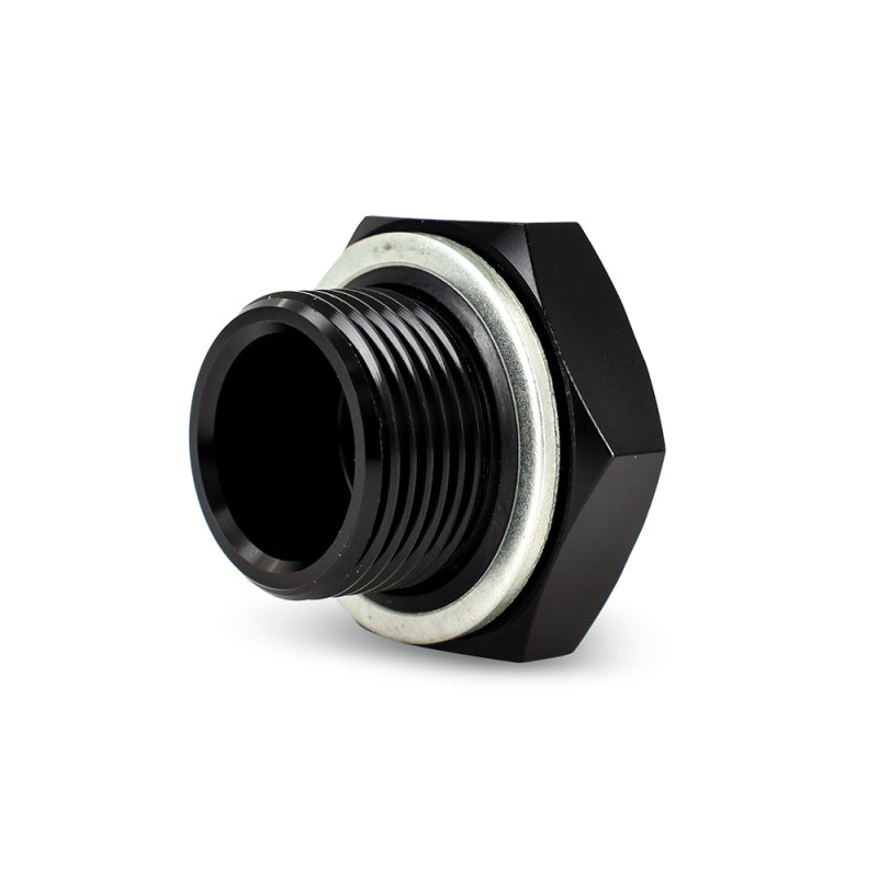 Mishimoto MMFT-M22-18NPT M22 x 1.5 With 1/8-27 NPT Port - Aluminum Fitting - Blk