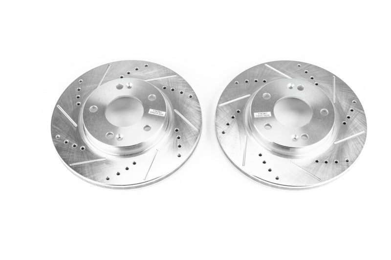 PowerStop fits Hyundai 17-19 Ioniq Front Evolution Drilled & Slotted Rotors -