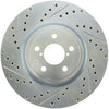 Stoptech 227.47024R 05-14 Subaru Legacy Select Sport Drilled & Slotted Rotor - Right