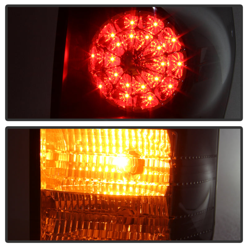 Spyder 5078254 fits Toyota 07-13 Tundra LED Tail lights Black Smoke ALT-YD-TTU0