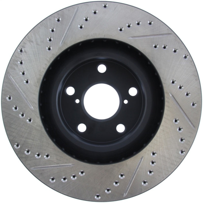 Stoptech 127.44103L 5/93-98 fits Toyota Supra Turbo Left Front Slotted & Drilled Rotor