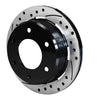 Wilwood 160-16621-BK Rotor-Rear-SRP-BLK-Drill-RH 11.00 x .810 x - 6 x 5.50