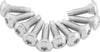 Twin Power 46268 fits  01-17 Softail Models 02-07 FLH FLHT Fuel Pump Plate Screw