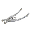 BBK  1663 Mustang 5.0 High Flow X Pipe With Catalytic Converters - 2-1/2