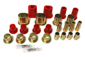 Energy Suspension 3.3172R Universal Red Front Control Arm Bushing Set - Complete Set