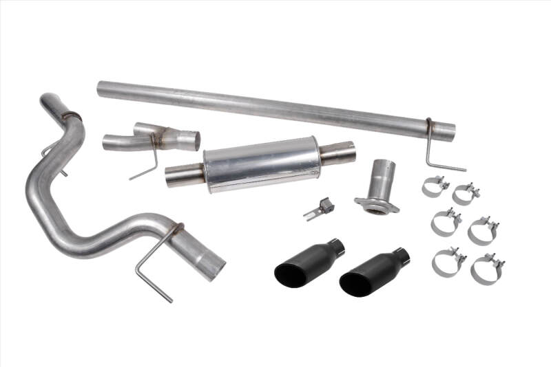 Roush 422266-BLK 21-24 fits Ford F-150 5.0L V8 Side Exit Catback Performance Exhaust w/ Black Tips