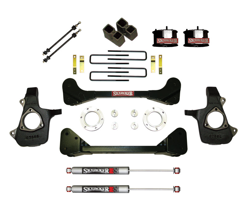 Skyjacker C7360PK-M 4"KT,07-13 GM1500 SPCR,4MON