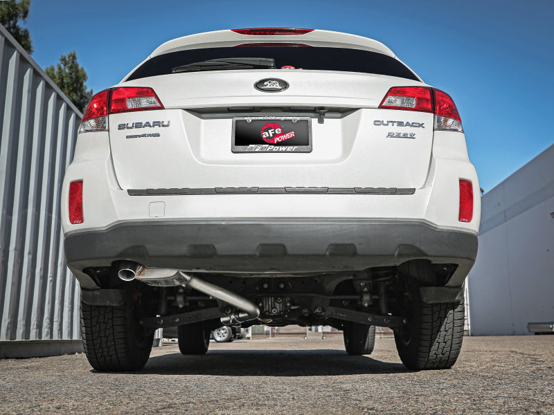AFE 49-36806 Takeda 2.25 to 2.5in 304SS Cat-Back Exhaust 10-14 fits Subaru Outb