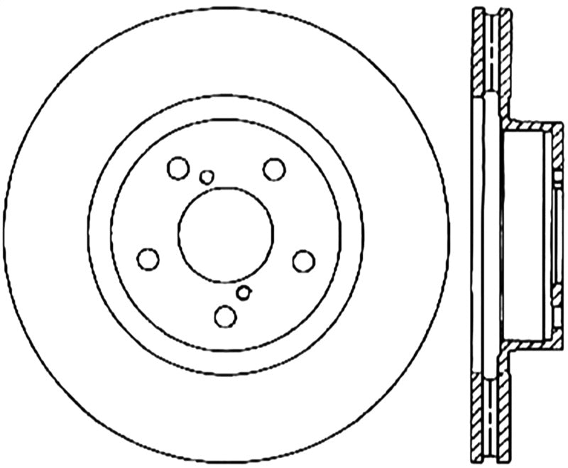 Stoptech 120.47024CRY LGT Front CRYO-STOP Rotor