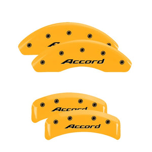 MGP 20130SACCYL 4 Caliper Covers Engraved Front fits Accord Engraved Rear Accord
