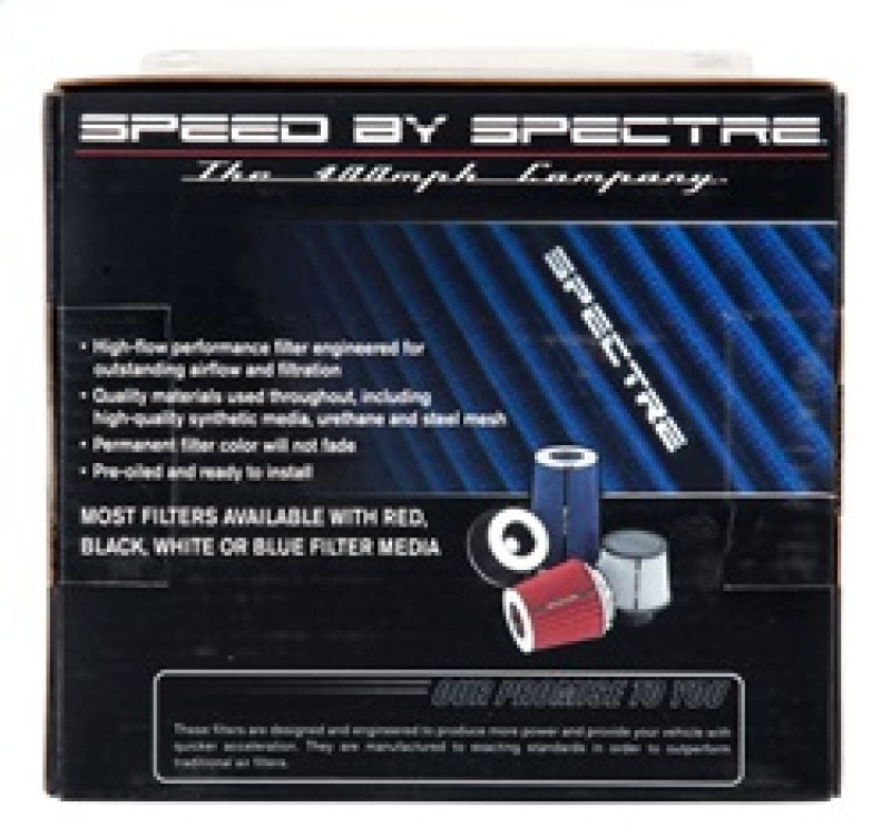 Spectre 8136 Adjustable Conical Air Filter 5-1/2in. Tall (Fits 3in. / 3-1/2in. / 4in. Tubes) - Blue