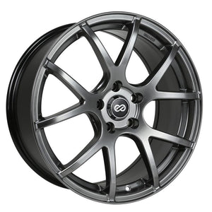Enkei 480-880-1242HB M52 18x8 42mm Offset 5x120 Bolt Pattern 72.6mm Bore Dia Hyper Black Wheel