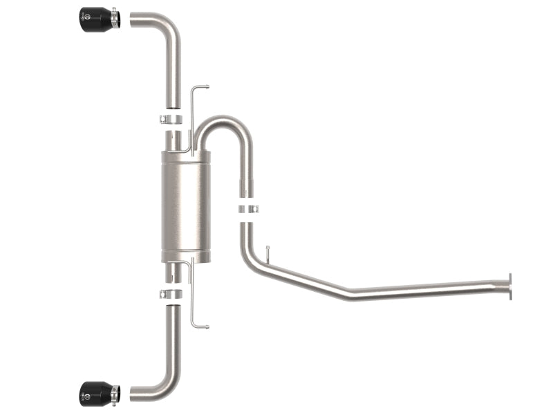 AFE 49-36053-B Takeda 19-21 fits Toyota RAV4 L4-2.5L 304SS CB Exhaust w/ Black
