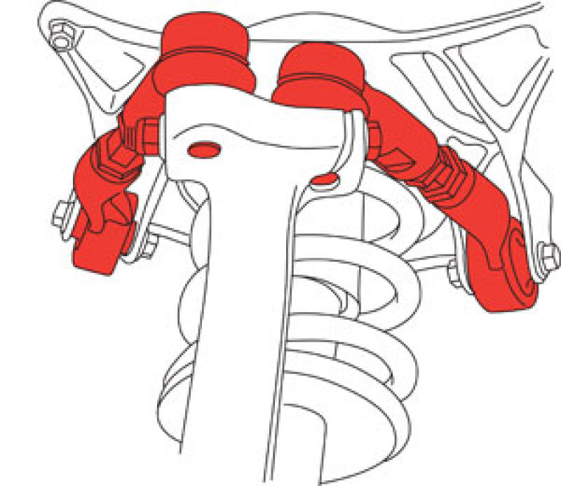SPC Performance 81353 98-08 fits Audi A4/S4/RS4 / 98-05 VW Passat Front Upper Multi Link Control Arm Kit
