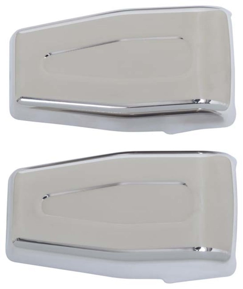 Kentrol 30018 fits Jeep 07-18 Wrangler JK Liftgate Hinge Overlays Pair - Polished Silver