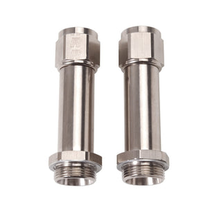 Russell 640751 Performance -8 AN Carb Inlet Fittings (2 pcs.) (Endura)