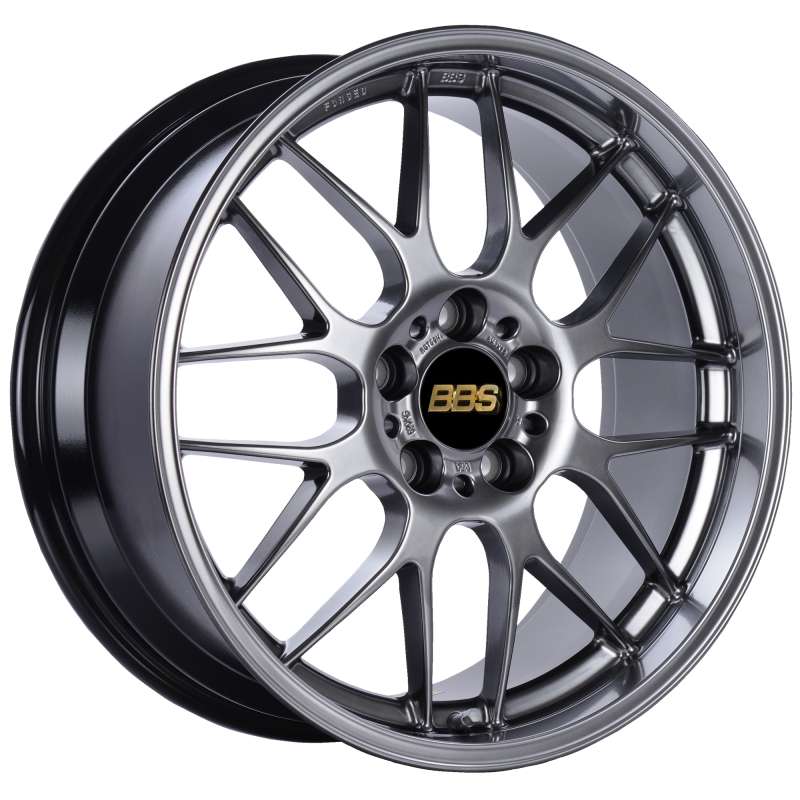 BBS RG707HDBK RG-R 18x8.5 5x120 ET22 Diamond Black Wheel -82mm PFS/Clip Required