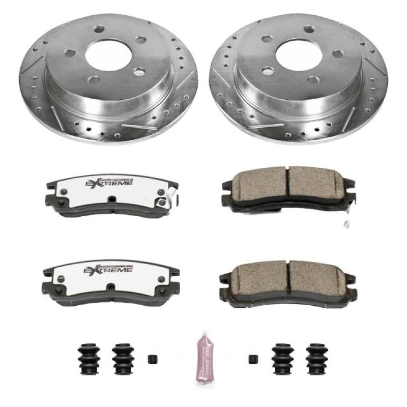 PowerStop K1558-26 04-05 fits Buick Century Rear Z26 Street Warrior Brake Kit