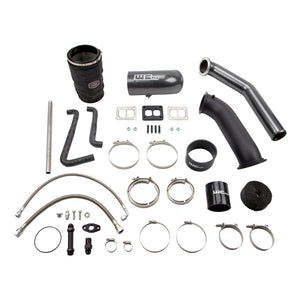 Wehrli 04.5-07 Cummins 5.9L S400 High Mount Turbo 2nd Gen Swap Kit - Flat Black