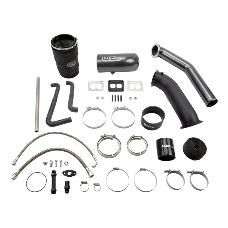 Wehrli 04.5-07 Cummins 5.9L S400 High Mount Turbo 2nd Gen Swap Kit - Semi-Gloss Black