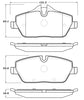Stoptech 308.1308 Street Touring Brake Pads
