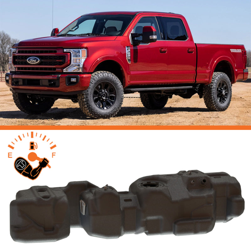 fits Titan Fuel Tanks 7020217 17-24 Ford F-250/F-350 PowerStroke Crew Cab Short Bed 55 Gallon XXL Mid-Ship Tank
