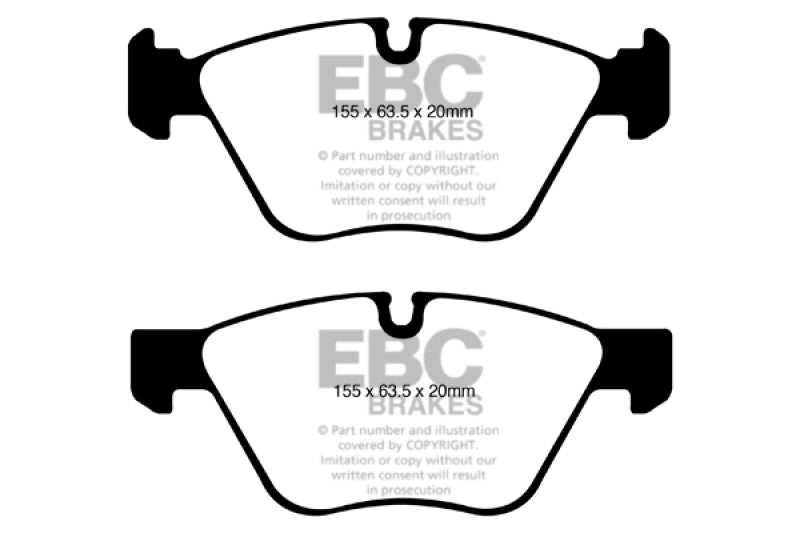 EBC DP21600 fits BMW 08-10 128 3.0 Greenstuff Front Brake Pads