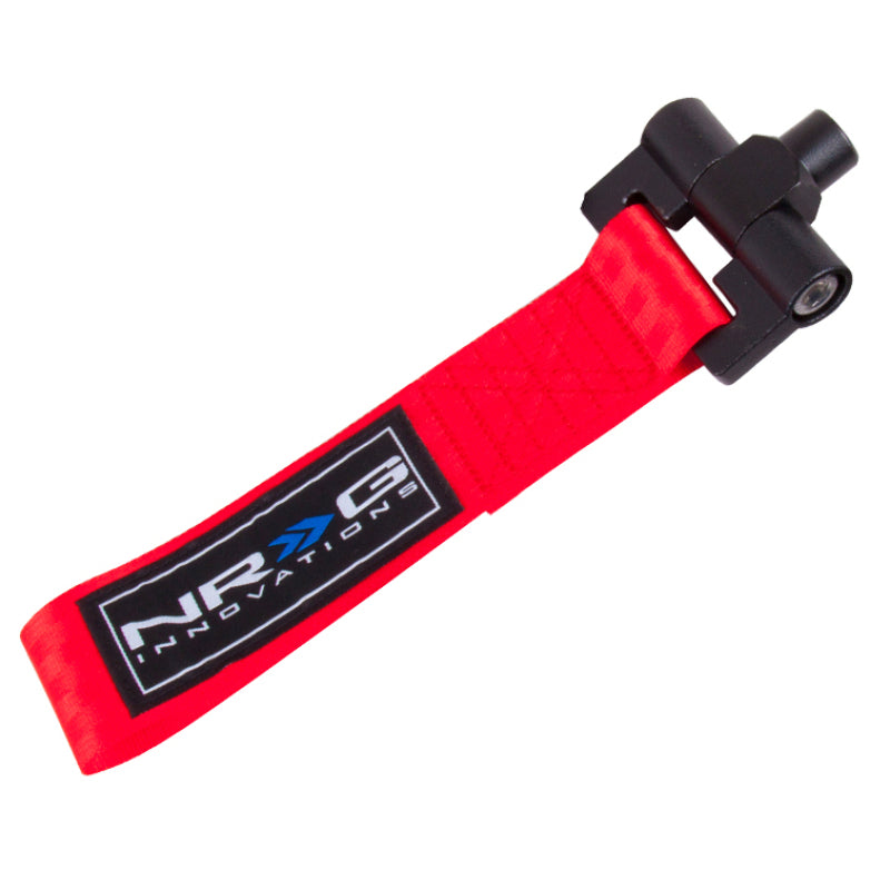 NRG TOW-E30RD Bolt-In Tow Strap Red- fits BMW E30 (5000lb. Limit)