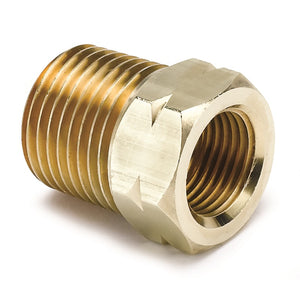 AutoMeter 2372 AutoMeter Fitting Adapter 1/2in. NPT Male Brass For Auto Gauge Mech. Temp.
