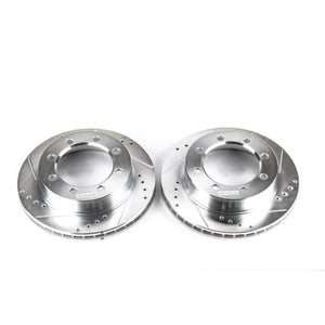 PowerStop fits Ford 95-99 F-250 Front Evolution Drilled & Slotted Rotors - Pair
