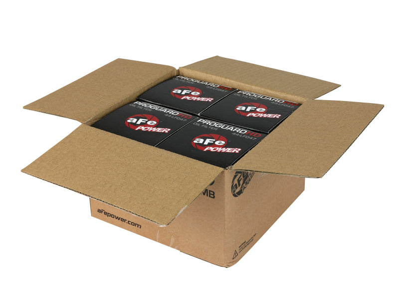 AFE 44-LF047-MB rd HD Oil Filter; 19-20 fits GM Silverado 1500; L4 2.7L - 4 Pac