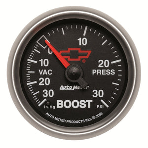 AutoMeter 3603-00406 Autometer Sport-Comp II fits GM 52mm 30 PSI Mechanical Boost Vacumm Gauge