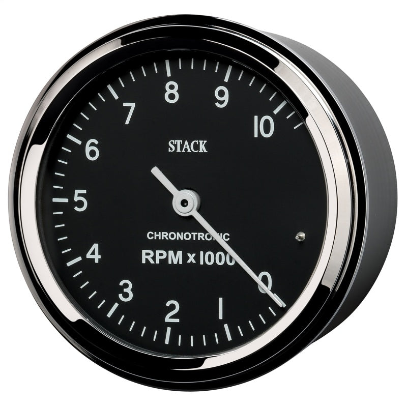 AutoMeter ST901096 Chronocentric Tachometer - 80mm Blk - 0-10K RPM