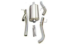 CORSA Performance 24240 Corsa 2005-2006 fits Chevrolet Silverado Crew Cab/Short Bed 1500 6.0L V8 Polished Sport Cat-Back Exhaust