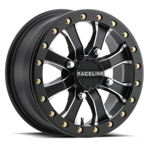 Raceline A71MB-56037-51 A71MB Mamba 15x6in/4x137 BP/40mm Offset/110.18mm Bore -
