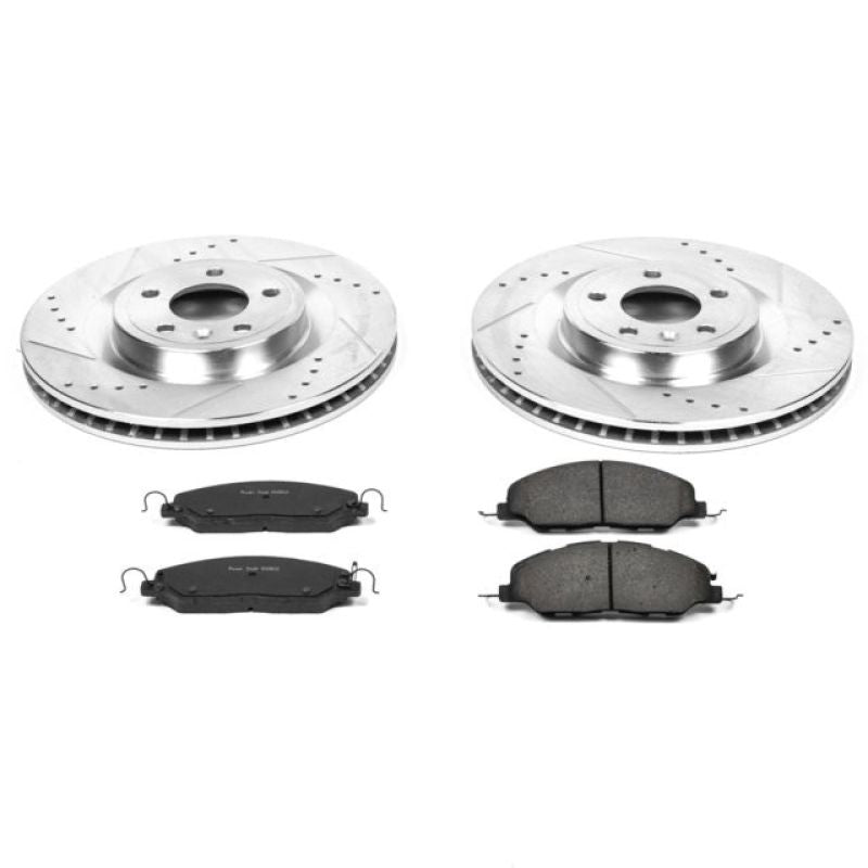 PowerStop K5944 fits Ford 11-14 Mustang Front Z23 Evolution Sport Brake Kit